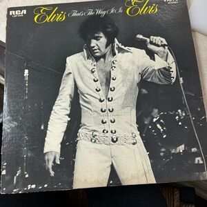 Elvis vinyl record